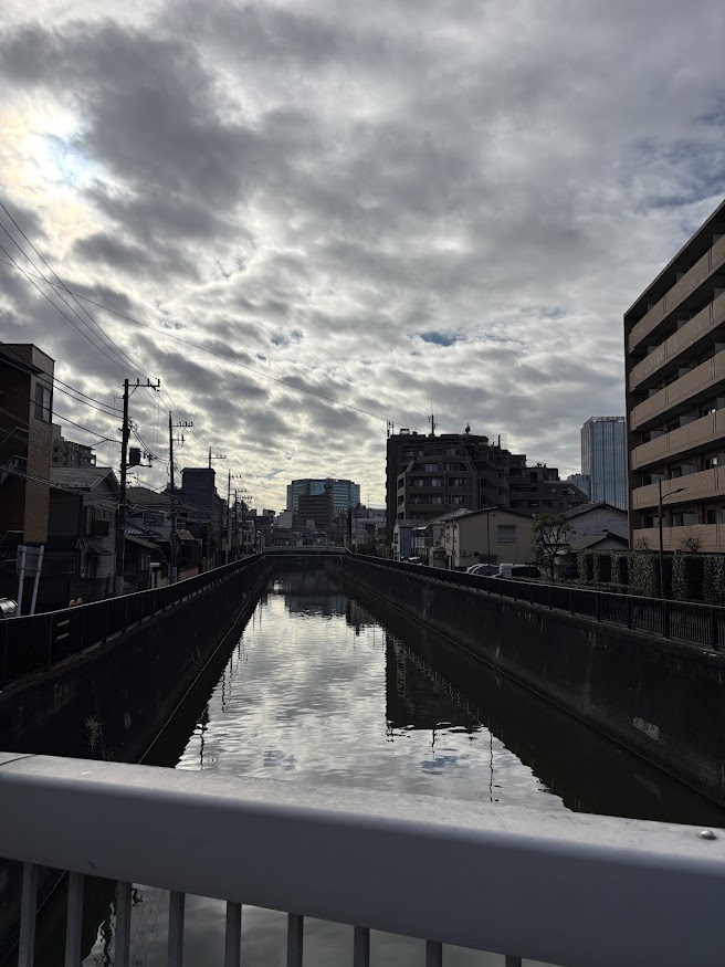 山野橋から蒲田駅方面