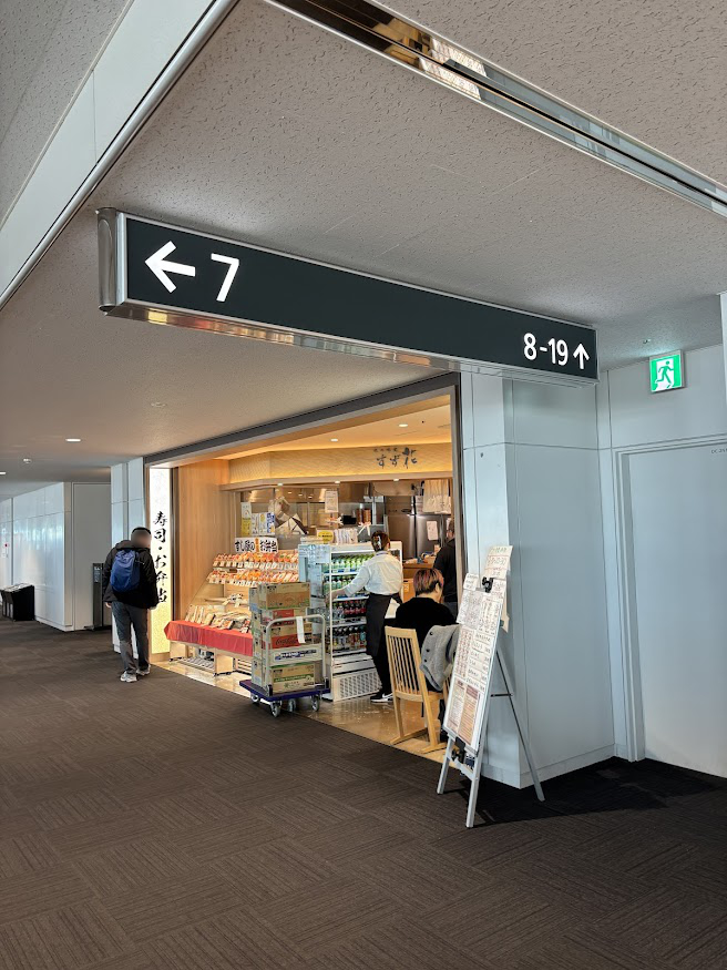 「北の味覚 すず花 ゲート店」店舗外観