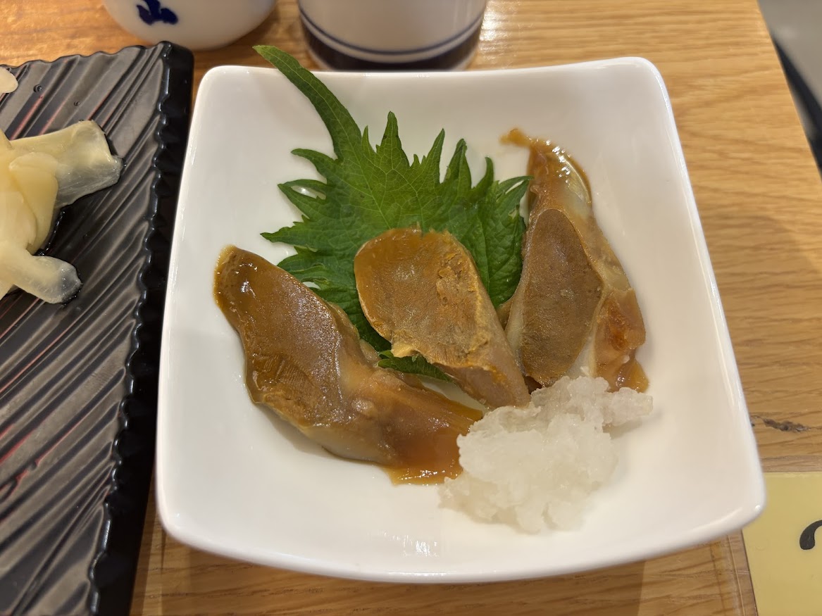 「北の味覚 すず花 ゲート店」で自家製イカゴロルイベ