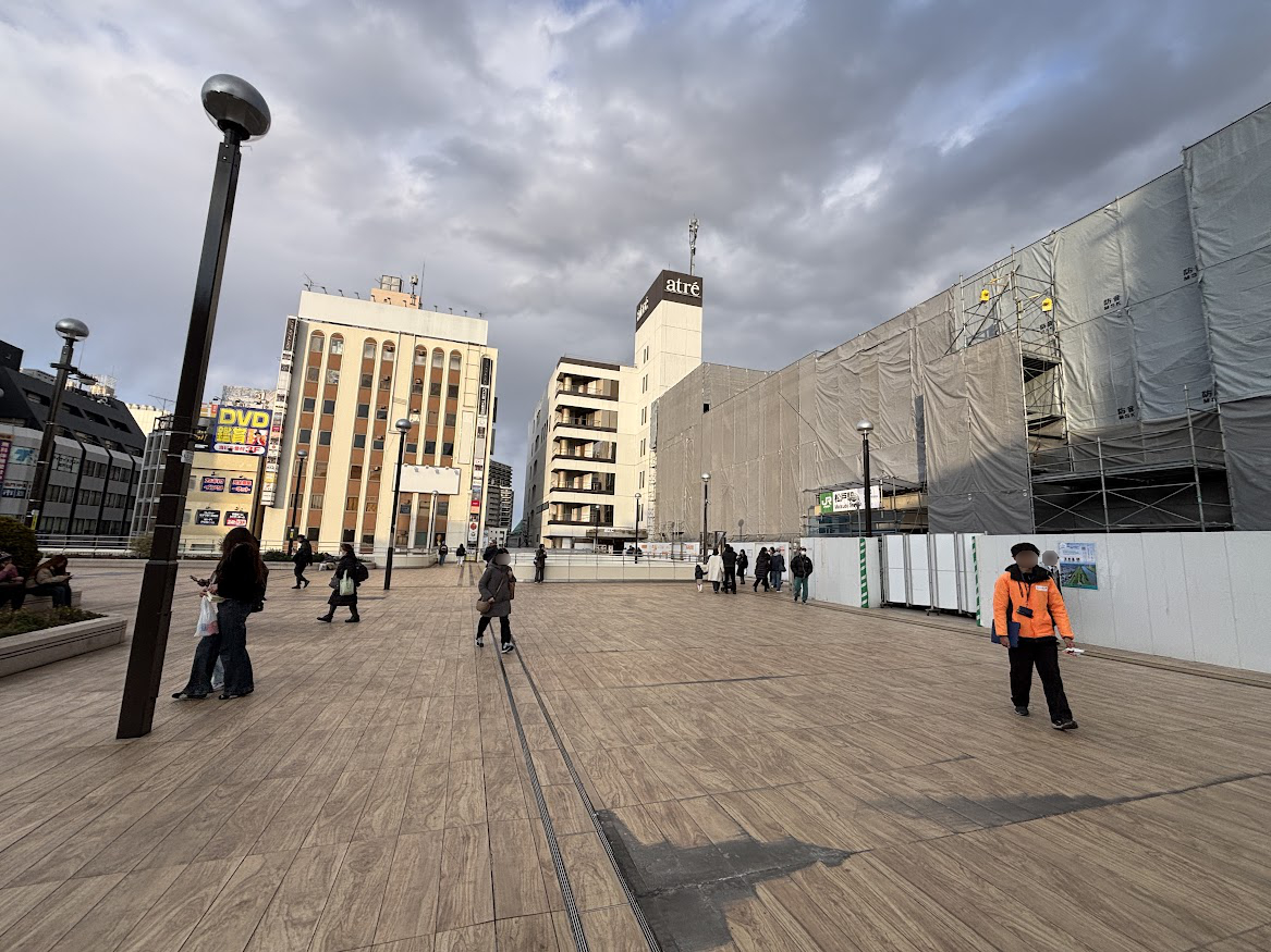 松戸駅　西口前