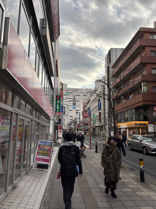 きてみてまつど通りからキテミテマツド