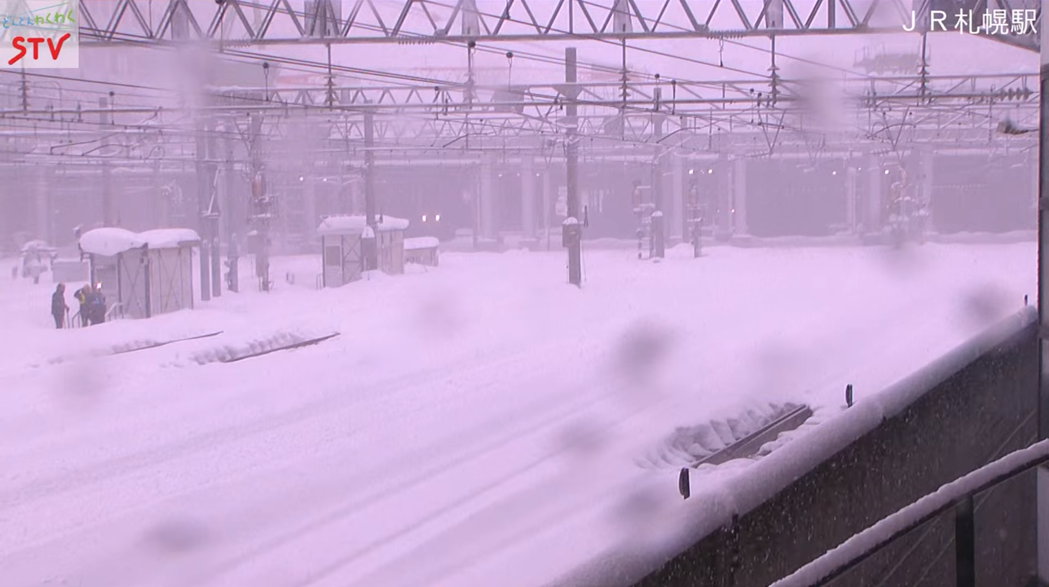 2026年1月31日11時16分_ライブカメラ JR札幌駅 (STV札幌テレビ放送)  Live Camera Sapporo Station , Hokkaido