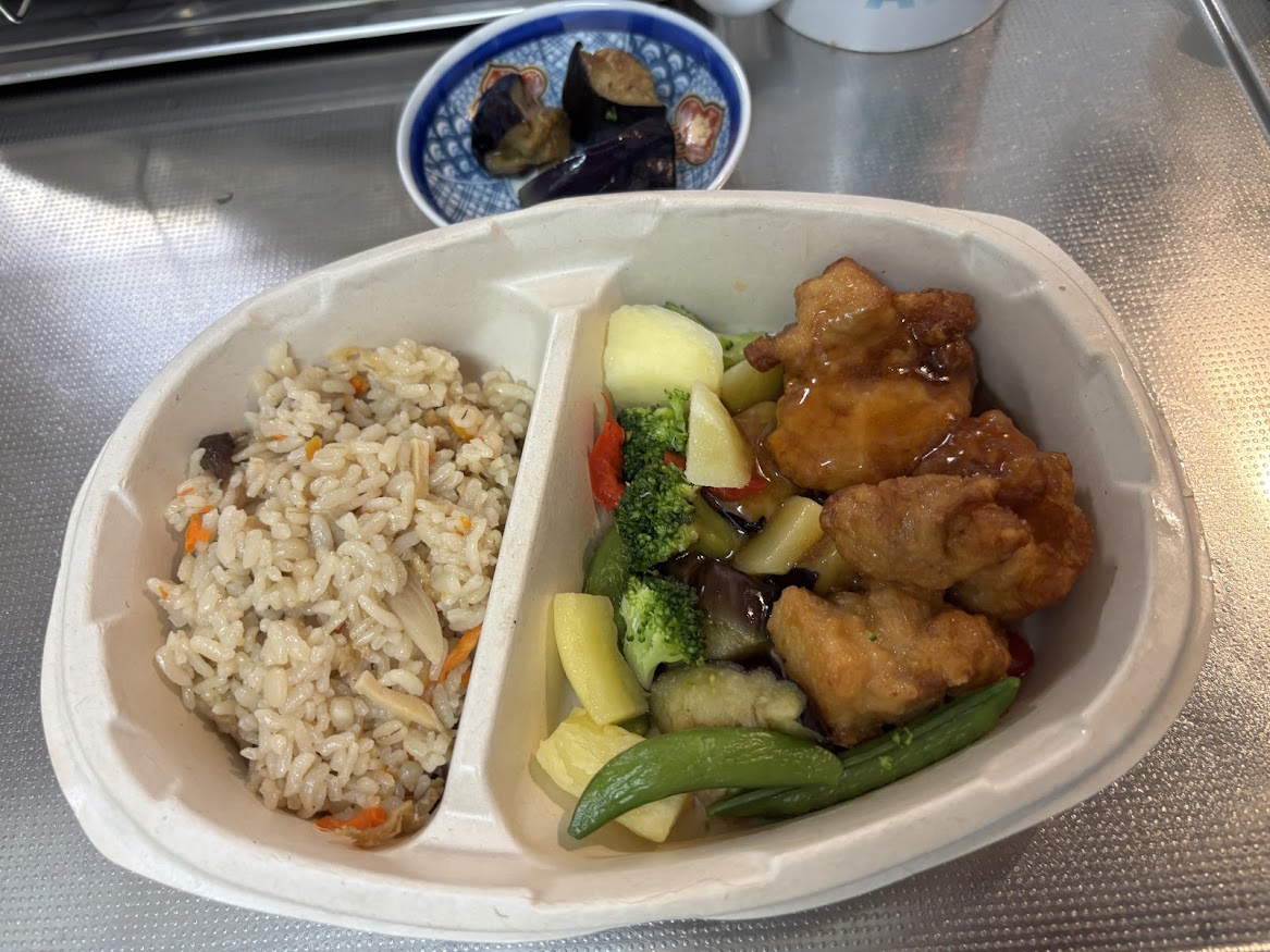 ニップン よくばり御膳 五目ご飯と鶏と野菜の黒酢あん