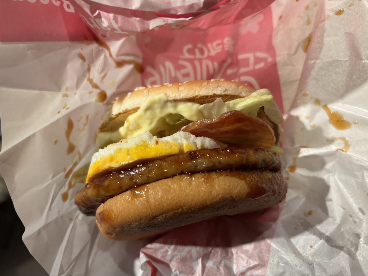 マクドナルド新橋日比谷口店で瀬戸内レモンタルタルベーコンてりたまバーガー2026