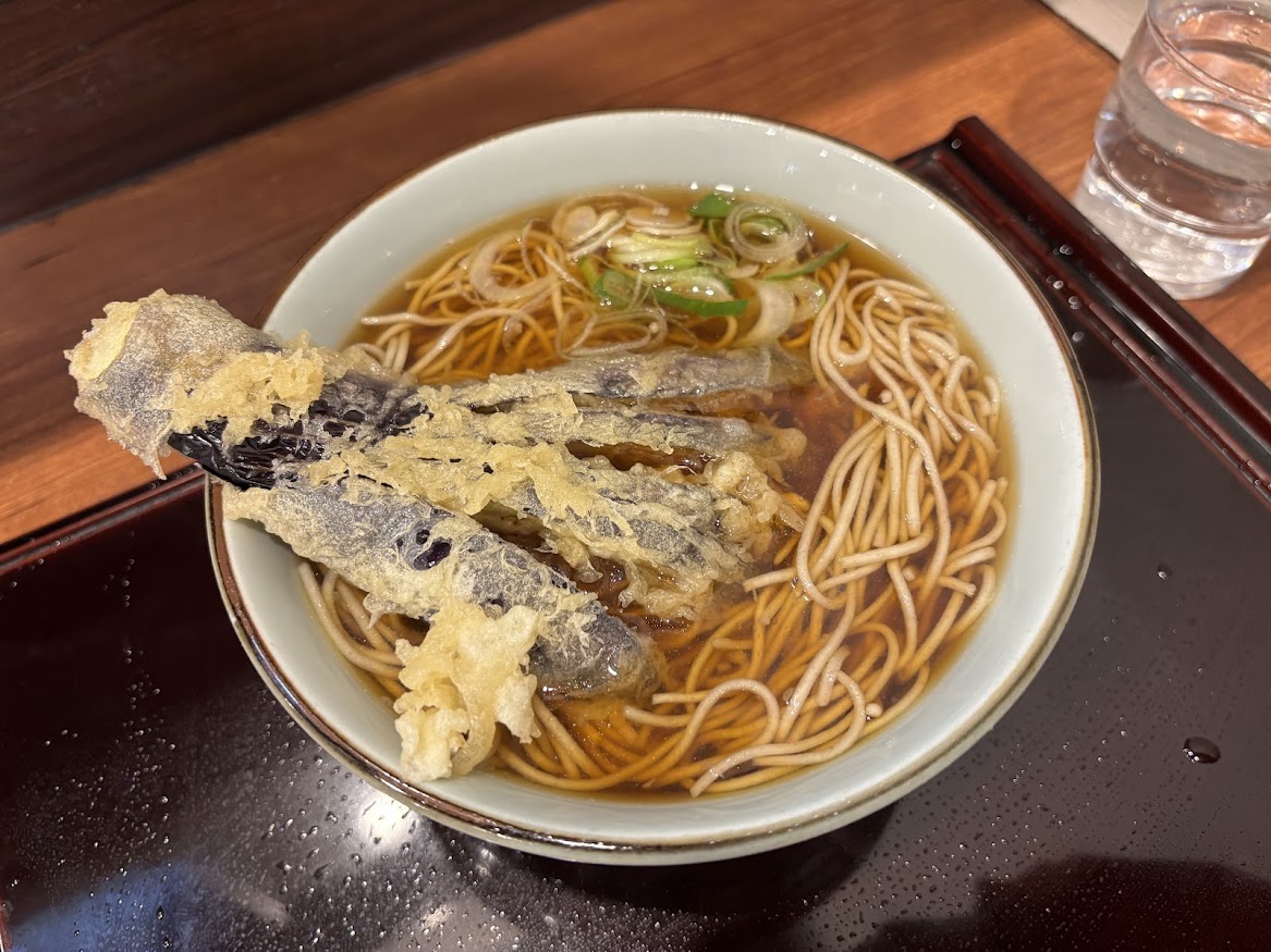 文殊 成増店でなす天そば