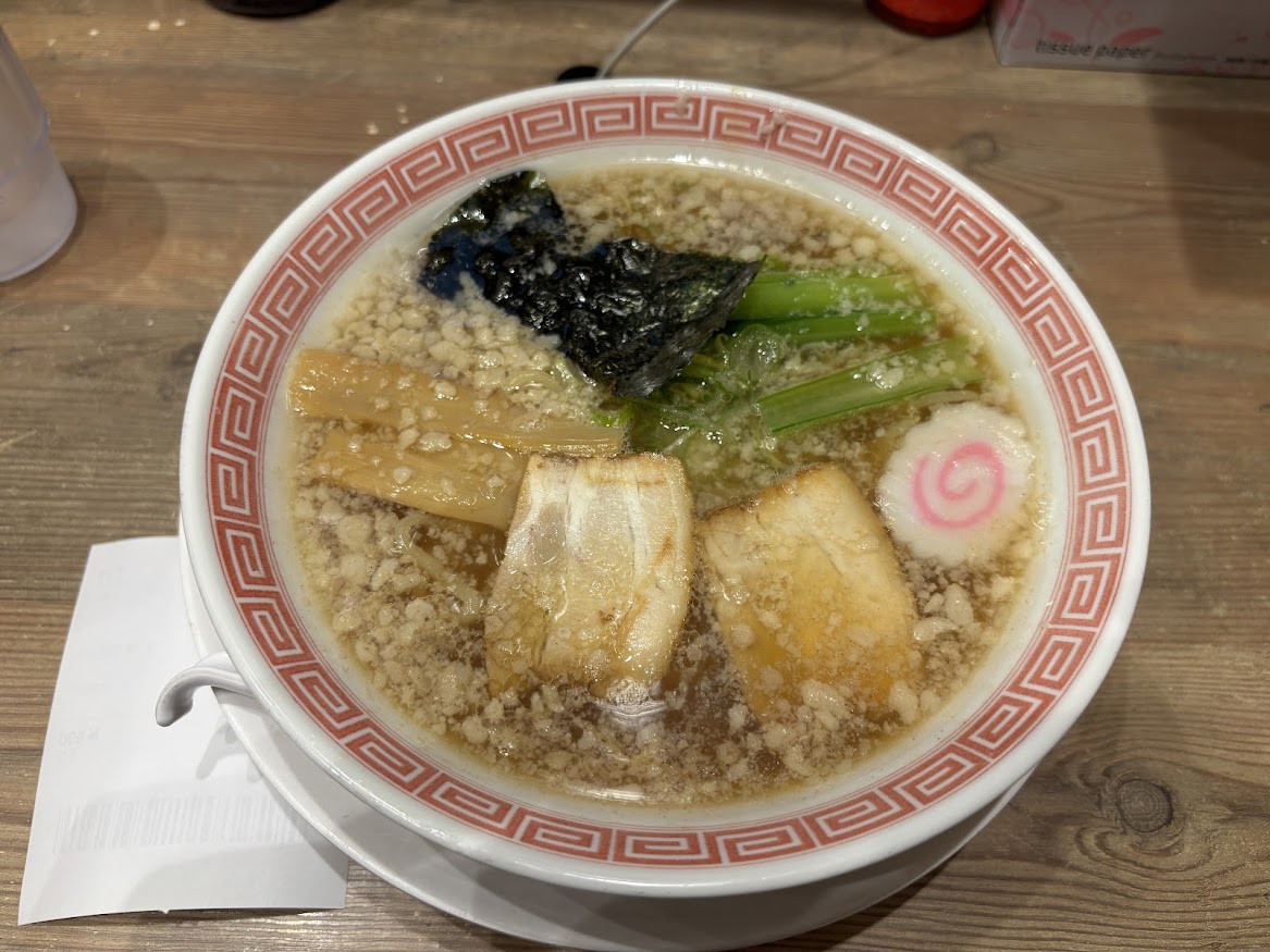 幸楽苑 秋葉原駅前店で背脂中華そば、590円