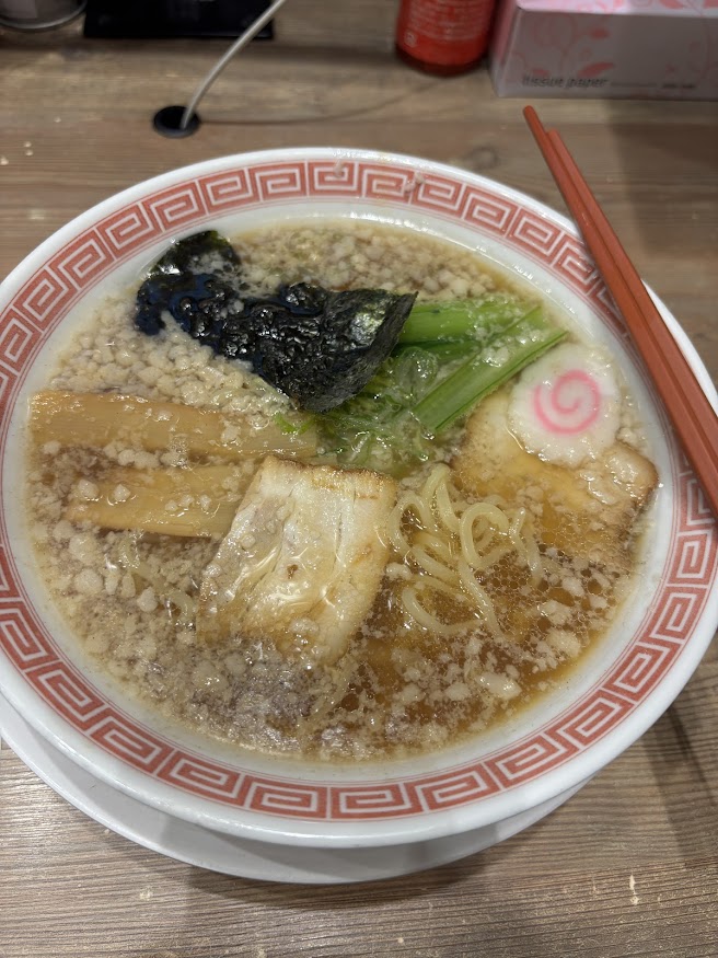 幸楽苑 秋葉原駅前店で背脂中華そば、590円