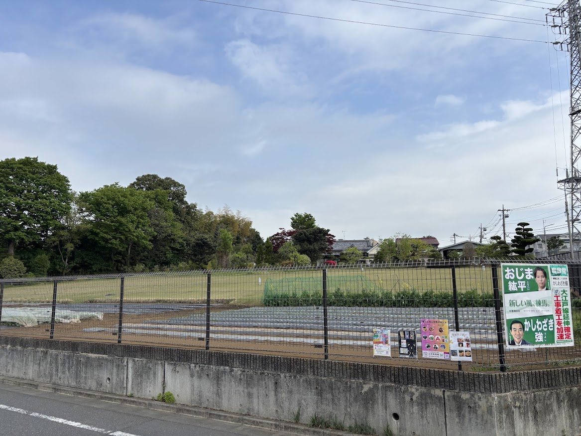 加藤緑化園芸場 農産物直売所 付近