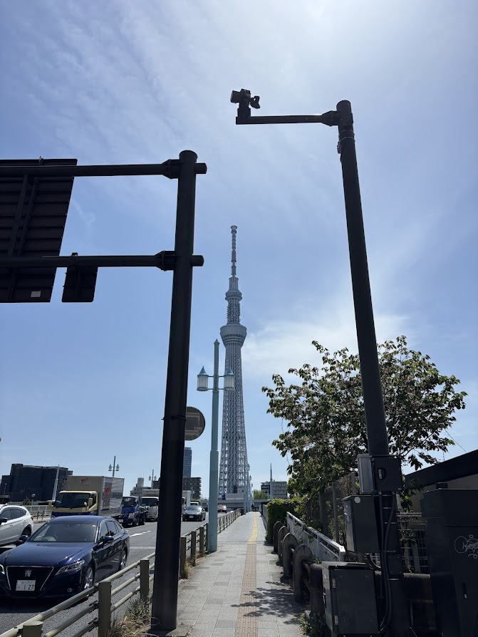 隅田公園 言問橋付近から東京スカイツリー