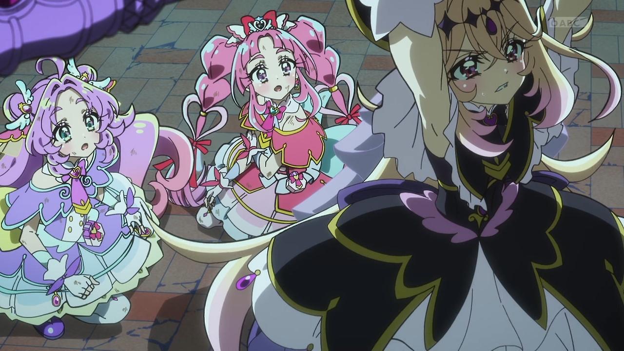 名探偵プリキュア！第13話「名探偵VS怪盗」の必死なキュアアルカナ・シャドウさん、かわいすぎじゃないですかね？