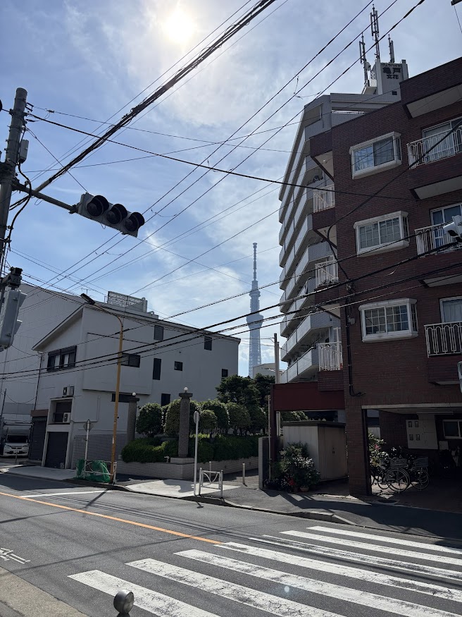 小村井駅周辺から東京スカイツリー