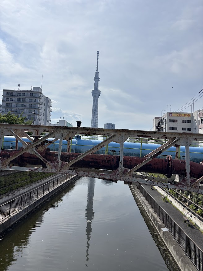 境橋から東京スカイツリー