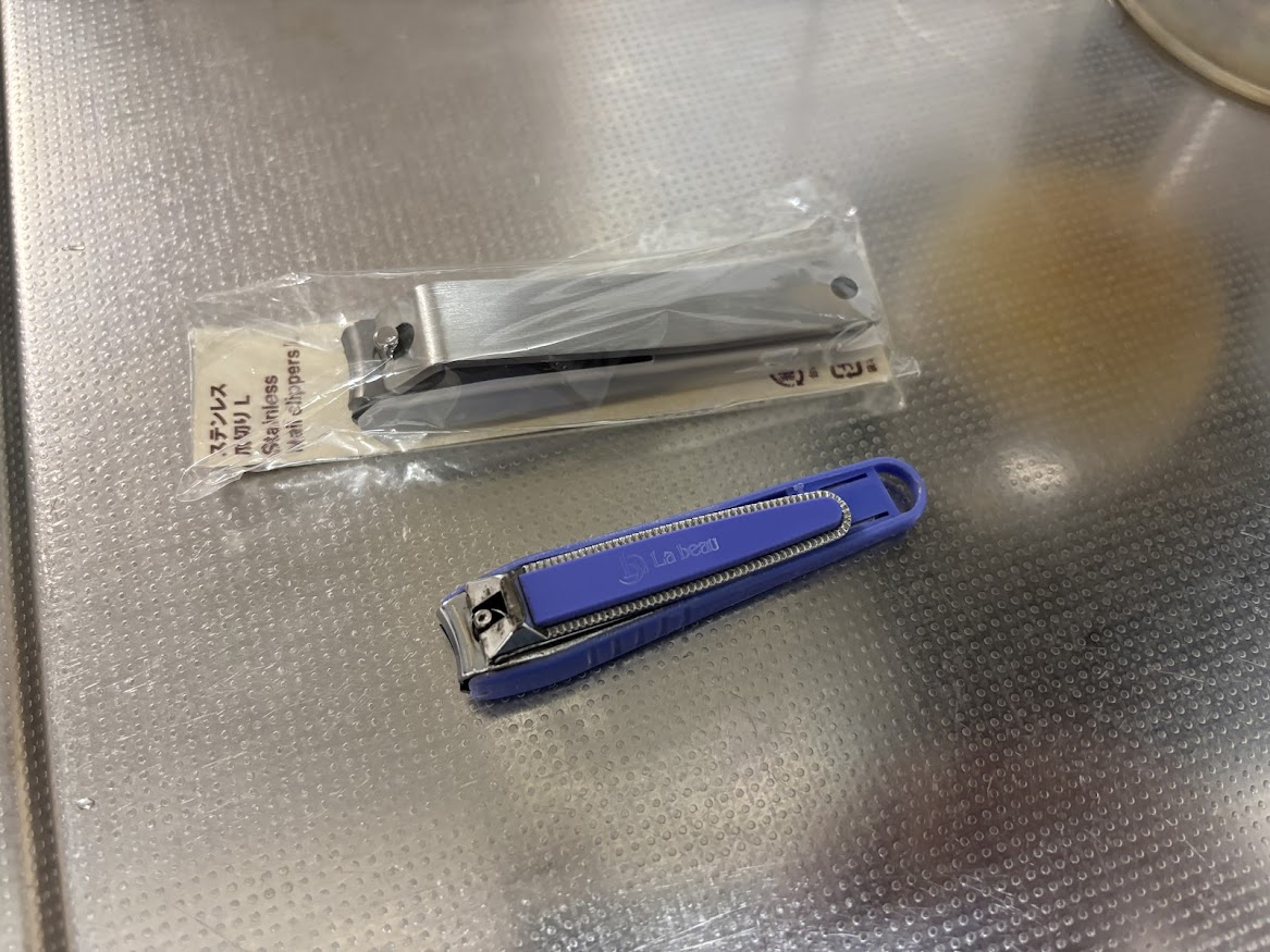 無印良品のステンレス爪切りLと今まで使ってきた爪切り
