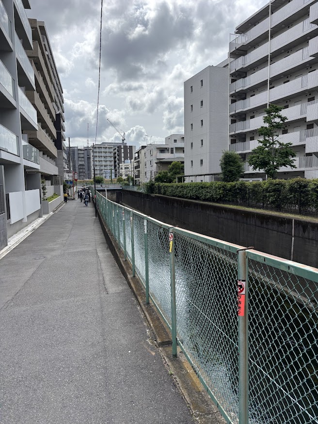 西ノ橋から千代久保橋方面