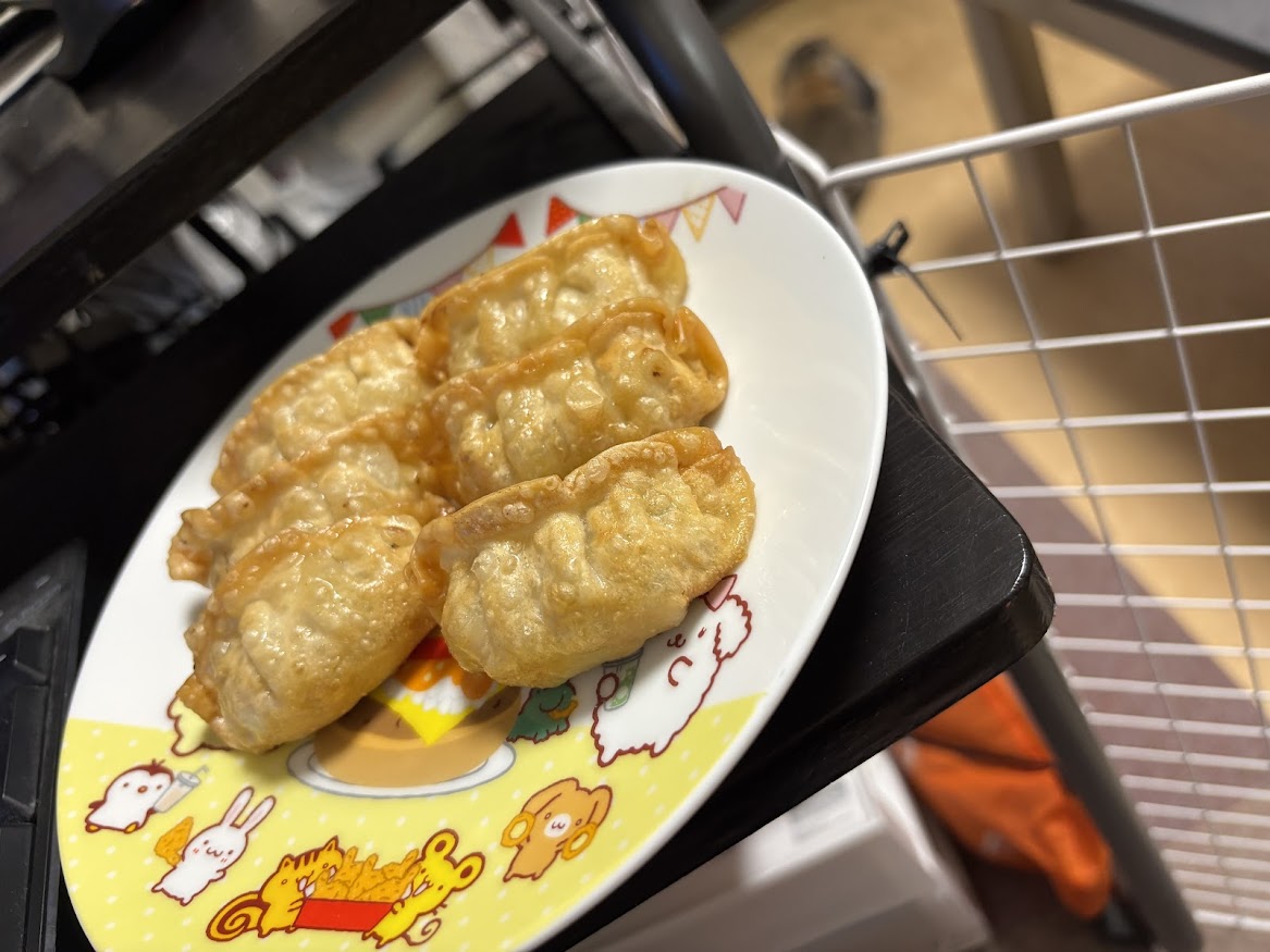 20260517_04.ダイエー小金井店・イオンフードスタイルで買ってきた総菜の大阪王将 こだわりの揚げ餃子 トースターで温めたもの
