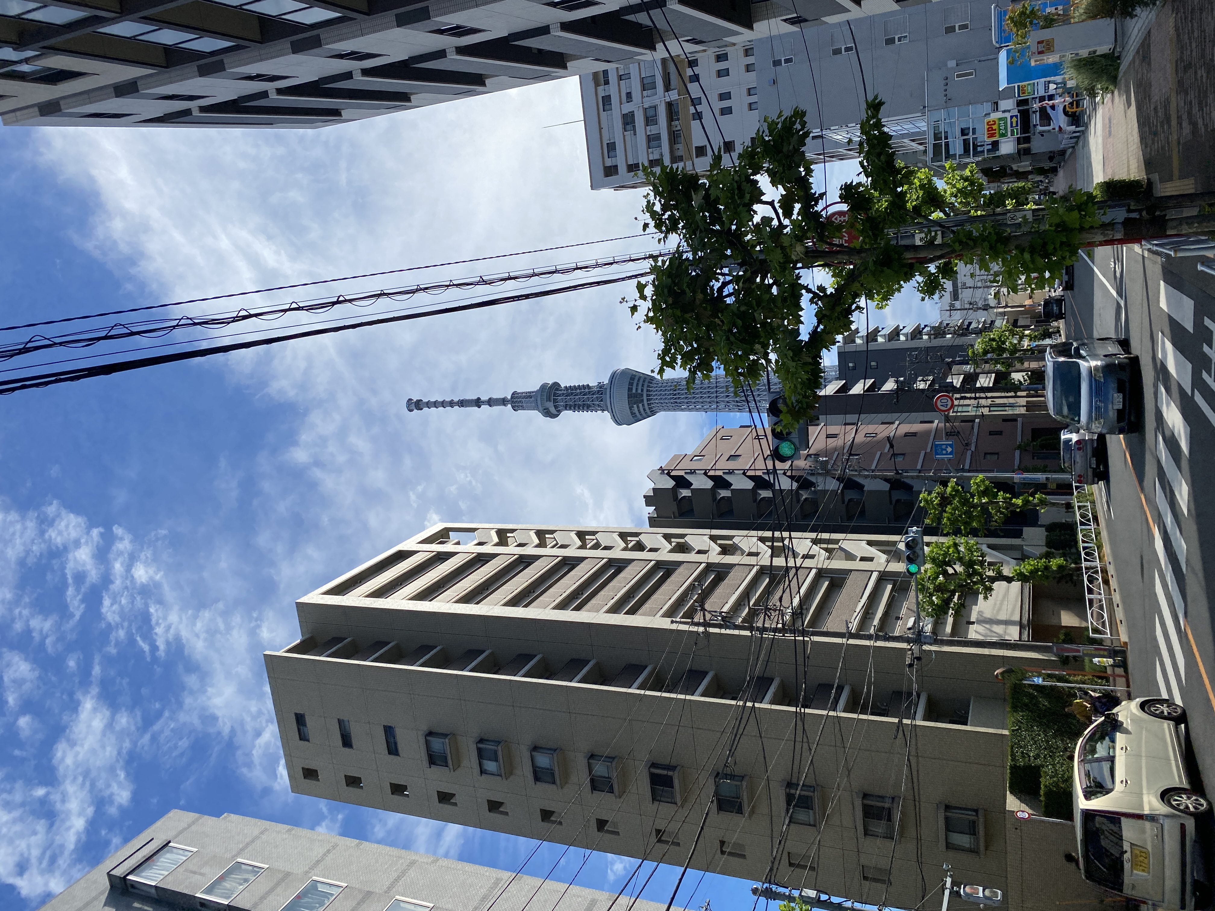 曳舟駅近くから東京スカイツリー