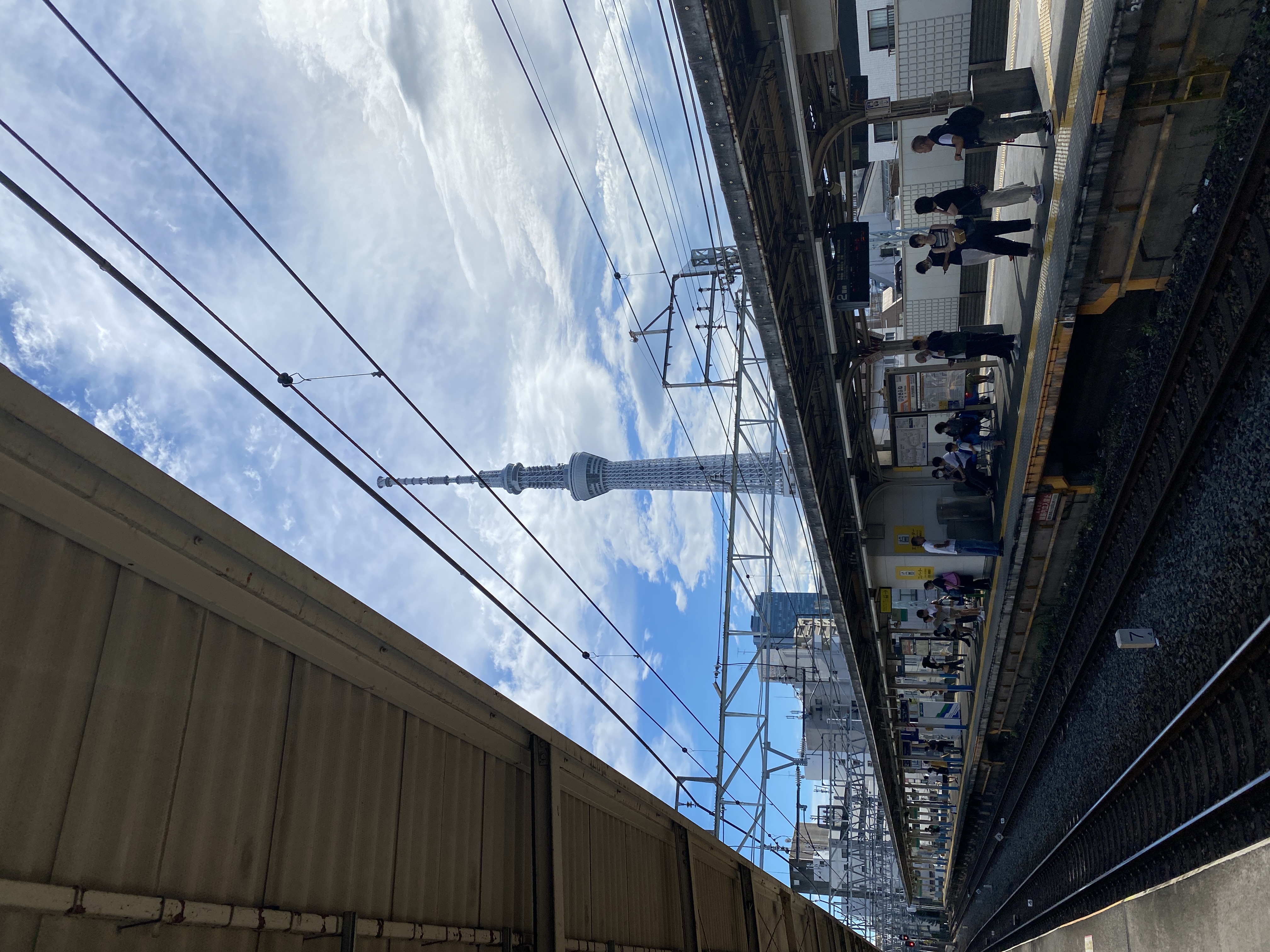 曳舟駅から東京スカイツリー