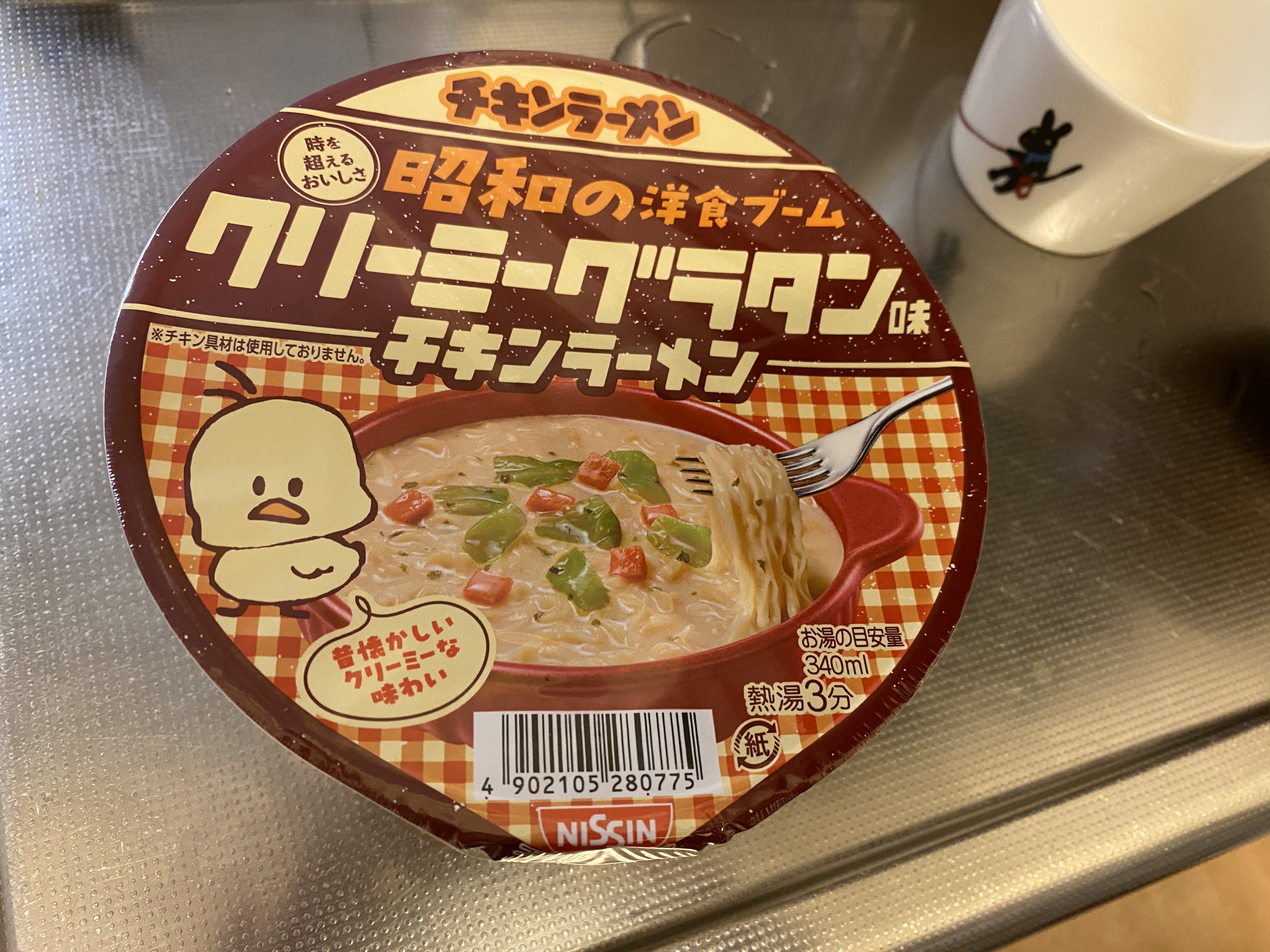 昭和の洋食ブーム クリーミーグラタン味チキンラーメン