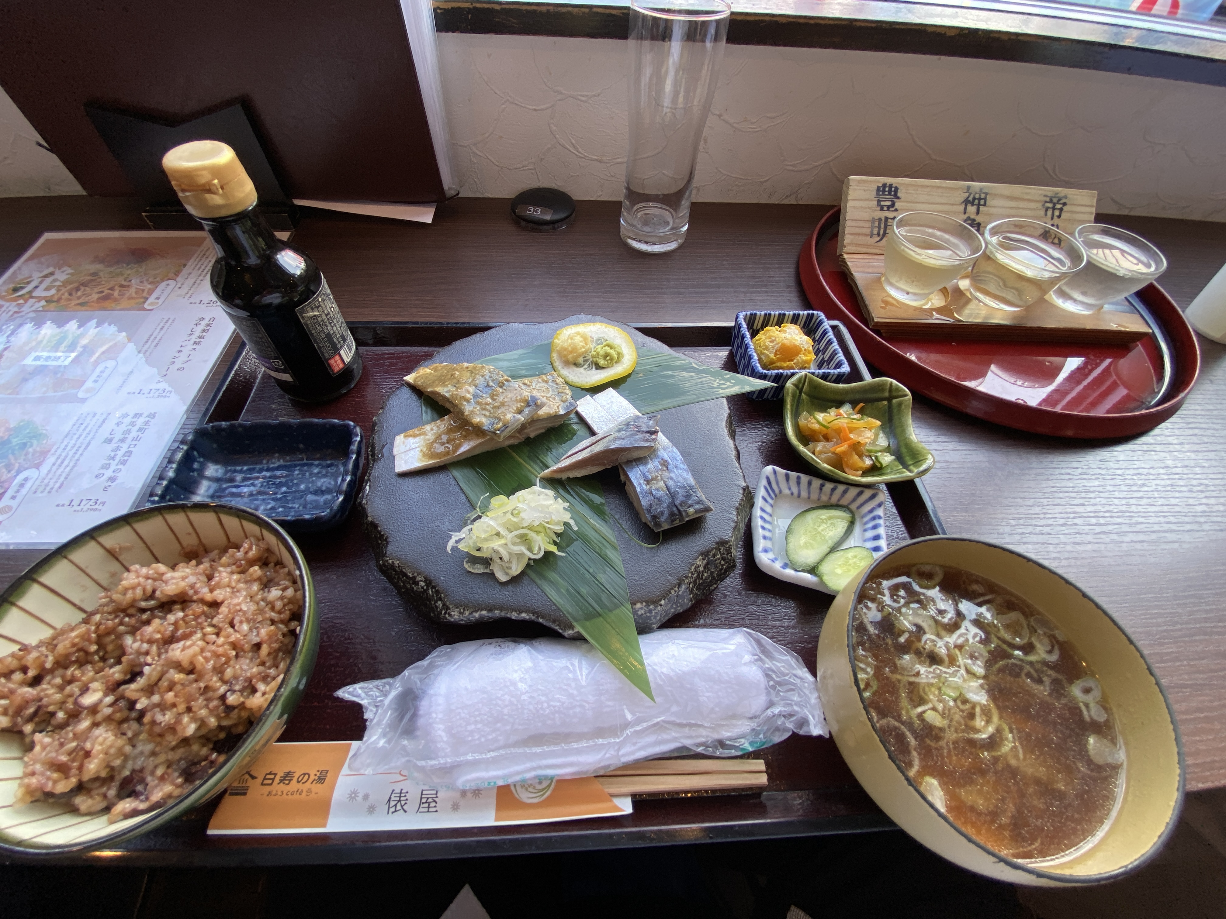 博多名物「胡麻鯖」と〆とろ鯖のお刺身御膳