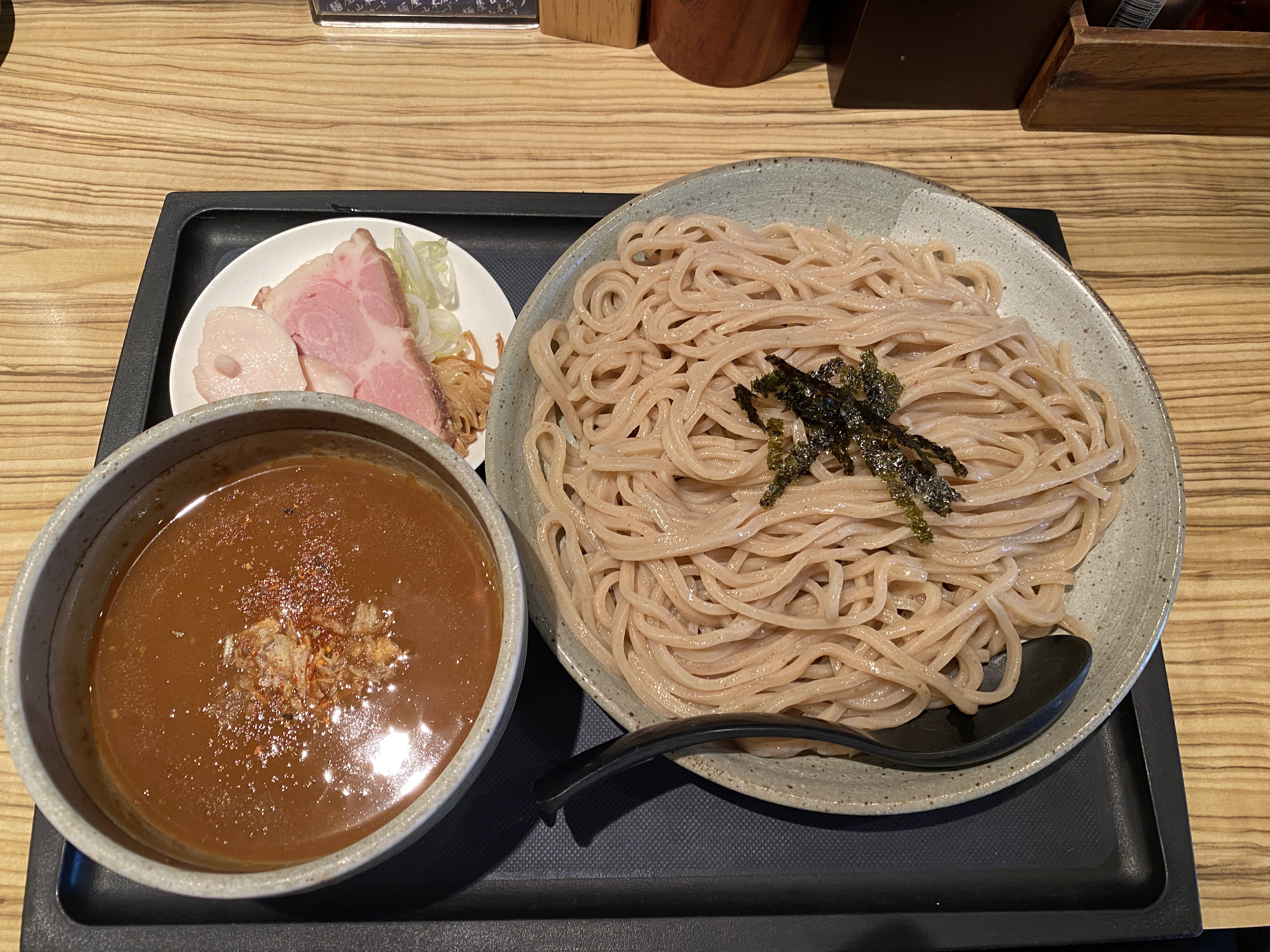 渡り蟹のつけ麺 冷や盛り（中盛）