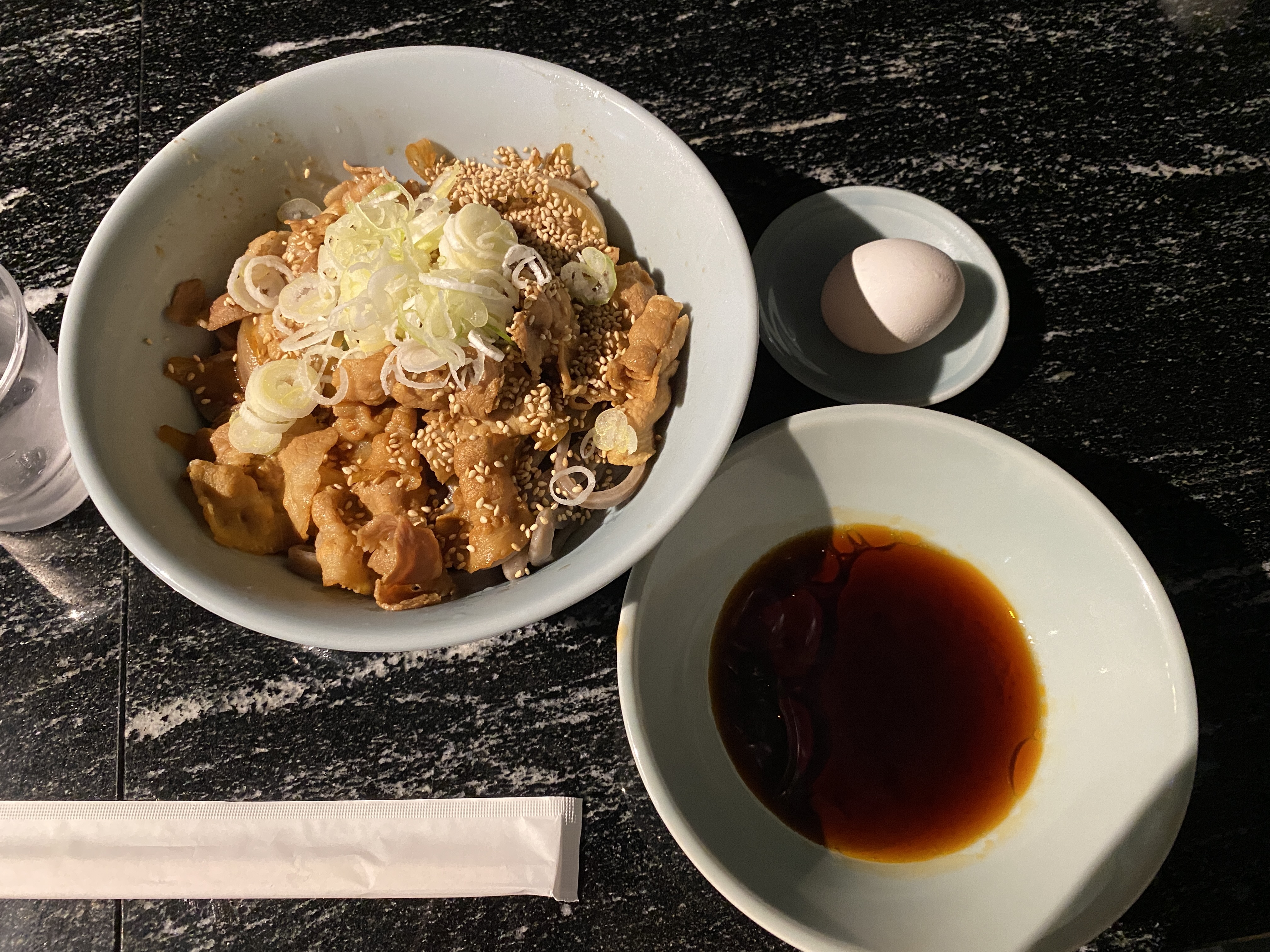 冷たい肉そば