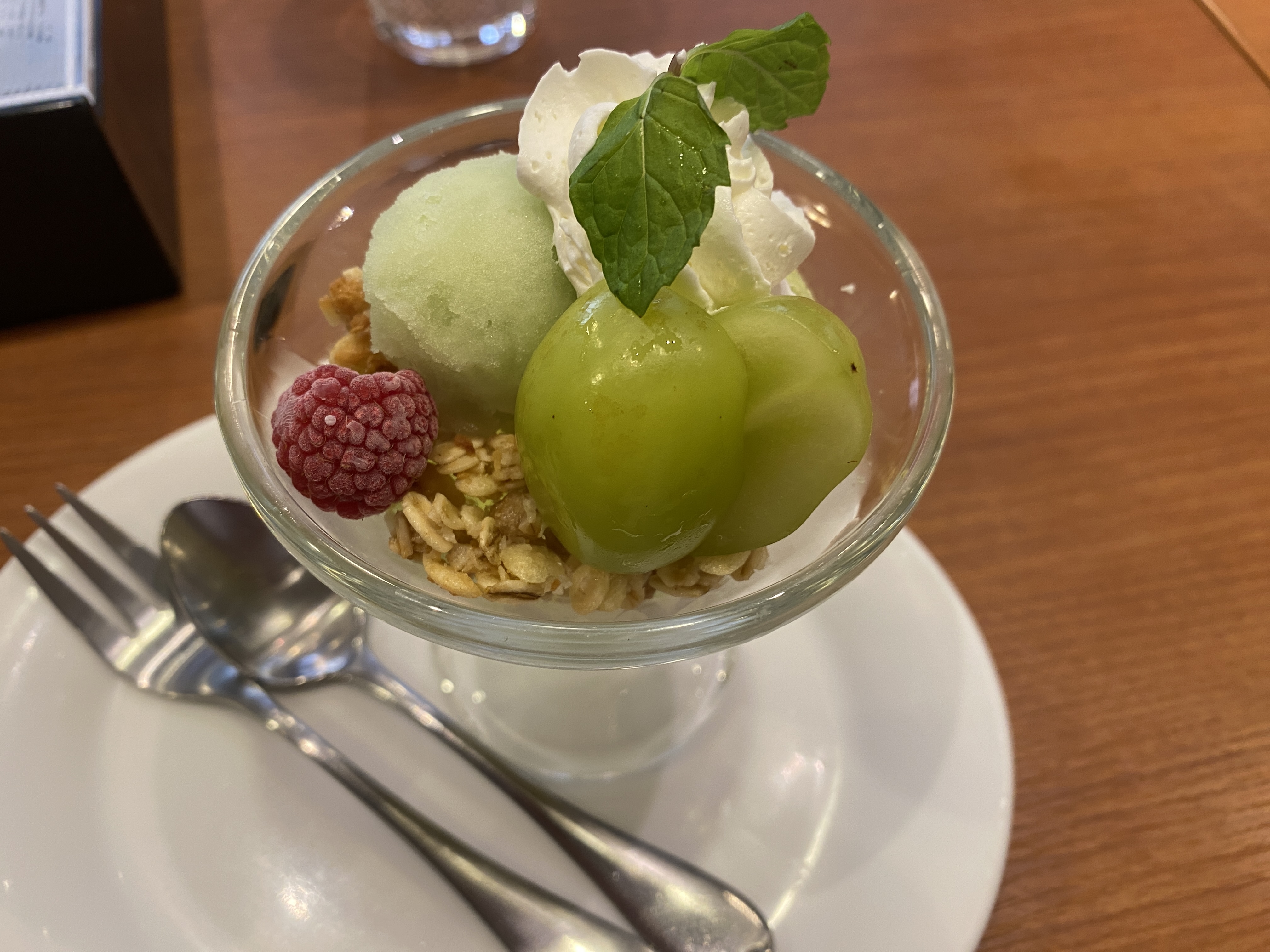 シャインマスカットのちょこっとパルフェ