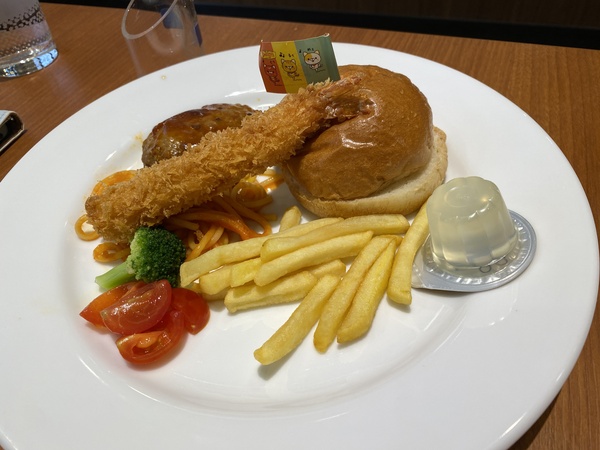 おこさまハンバーガー(ゼリーつき)