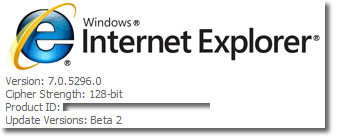 Internet Explorer（IE） 7