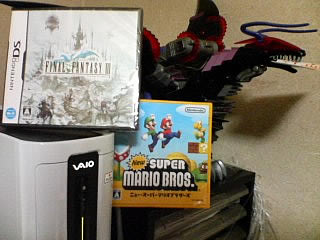 DS版ファイナルファンタジー3とニュースーパーマリオブラザーズ