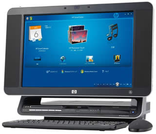 タッチスクリーン採用一体型PC「TouchSmart PC」