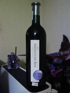 南アフリカの赤ワイン「ARNISTON BAY SHIRAZ MERLOT 2001(アーニストン　ベイ　シラーズ/メルロー)」