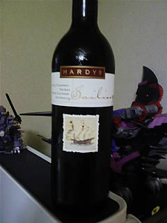 オーストラリアの赤ワイン「Hardys Sailing Cabernet Shiraz 2005（ハーディーズ・セイリング カベルネ・シラーズ）」