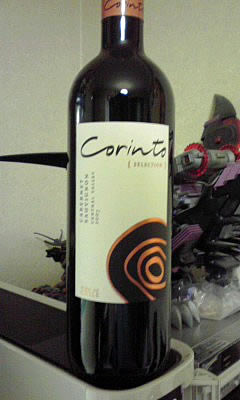 チリの赤ワイン「Corinto Selection Cabernet Sauvignon（コリント・セレクション・カベルネ・ソーヴィニヨン）2007」