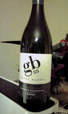 オーストラリアの赤ワイン「GRANT BURGE CABERNET SAUVIGNON（グランドバージ カベルネソーヴィニヨン）2006」