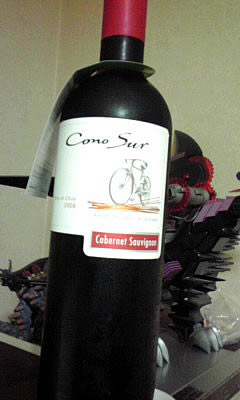 チリの赤ワイン「Cono Sur Cabernet Sauvignon Varietal（コノスル カベルネ・ソーヴィニヨン ヴァラエタル）2008」