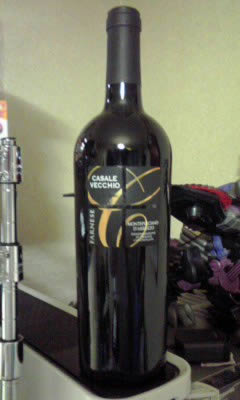 イタリアの赤ワイン「CASALE VECCHIO Montepulciano d'Abruzzo(カサーレ ヴェッキオ モンテプルチアーノ ダブルッツオ)2007」