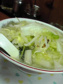 陳さんのタンメン亭で湯麺