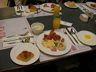 王朝大酒店の朝食