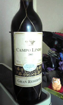 スペインの赤ワイン「Campo Lindo Gran Reserva（カンポ・リンド・グラン・レセルバ）2003」