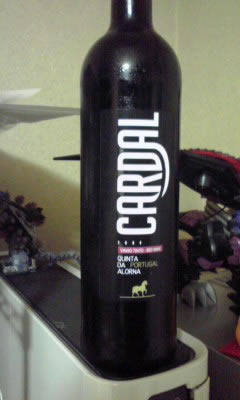 ポルトガルの赤ワイン「Cardal（カルダル）2008」