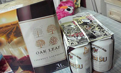 アメリカ カリフォルニアの赤ワイン「Oak Leaf Cabernet Sauvignon(オークリーフ カベルネソーヴィニヨン)」2008 3リットル