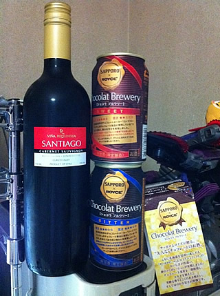 Chocolat Brewery（ショコラ ブルワリー）のSWEETとBITTERとチリの赤ワイン「SANTIAGO CABERNET SAUVIGNON（サンティアゴ カベルネソーヴィニヨン）」