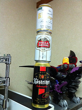 ドイツの黒ビール 「Kostriber Schwarzbier（ケストリッツァー シュヴァルツビア）」とベルギーのビール「STELLA ARTOIS（ステラ・アルトワ）」とか