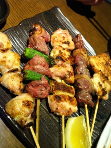 焼き鳥盛り合わせ　塩