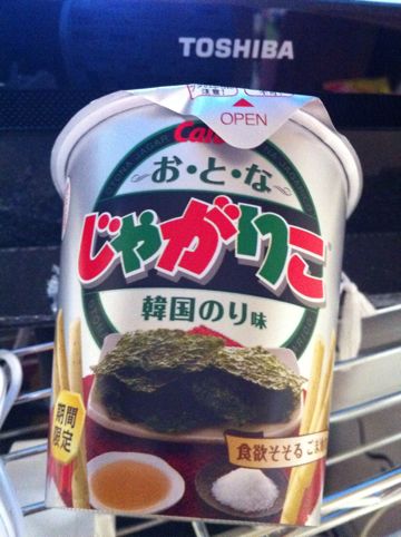 おとなのじゃがりこ韓国のり味