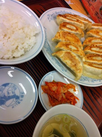 ダブル餃子定食