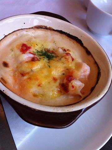 ぷりぷり海老のマカロニグラタン