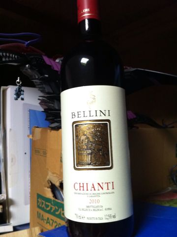 イタリアの赤ワイン「BELLINI CHIANTI（ベリーニ キアンティ）2010」