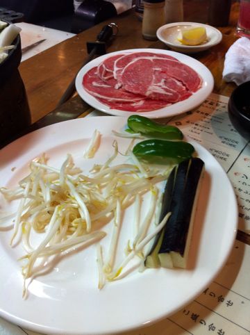 ラム肉スライス