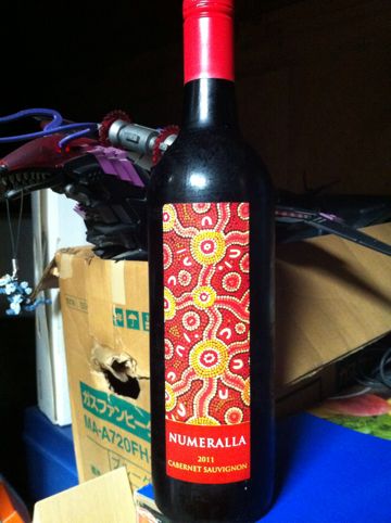 オーストラリアの赤ワイン「NUMERALLA CABERNET SAUVIGNON 2011（ヌメララ・ カベルネ・ソーヴィニヨン）」